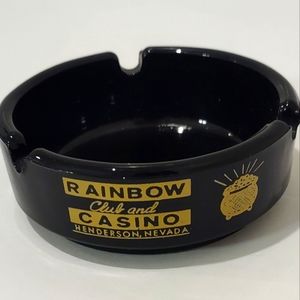 Vintage Casino Ashtray Ceramic